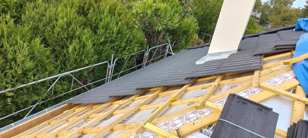 Rénovation de toiture + isolation extérieure toiture